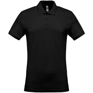 Kariban Mens Pique Polo Shirt / Black
